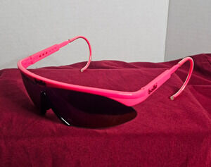 Bollé Microedge Sports Wrap Sunglasses Adjustable Pink Multicolor Lens mirrored